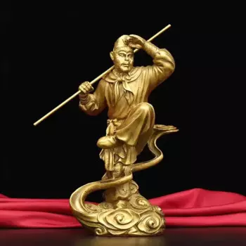 Латунные благовония Sun Wukong Backflow для украшения дома, прихожей, винного шкафа, украшения для стола, Прямая поставка, практичная