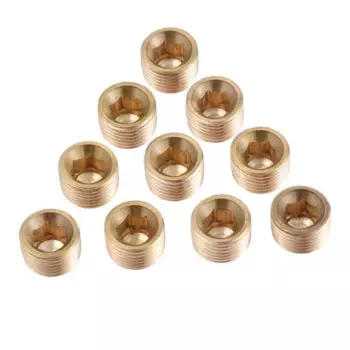 Латунные фитинги NPT 1/8", 10 шт.