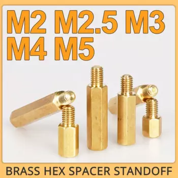 Латунные шестигранные стойки M2 M2.5 M3 M4 M5