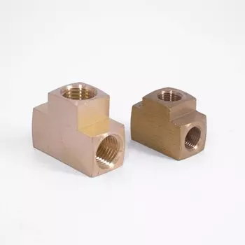 Латунные тройники для труб 1/8", 1/4", 3/8", 1/2"