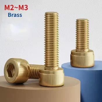 Латунные винты с шестигранной головкой M2 M2.5 M3