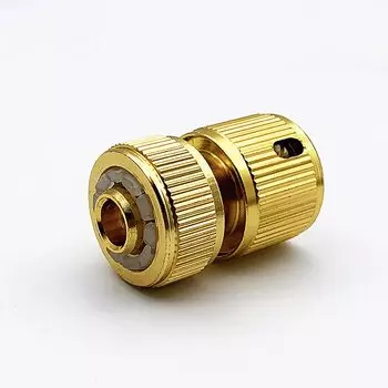 Латунный быстроразъемный соединитель для шланга 1/2", 16 мм