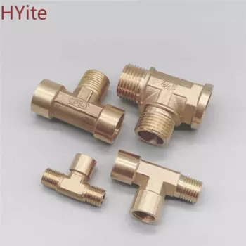 Медные тройники для труб 1/8", 1/4", 3/8", 1/2" BSP
