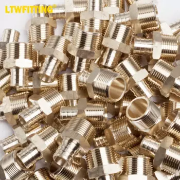 Латунный фитинг LTWFITTING без свинца, стандартный фитинг, 1,5-дюймовый PEX x 1,5-дюймовый Мужской NPT обжимной адаптер (комплект из 3/4 штук)