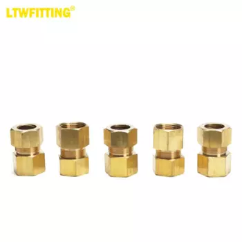 Латунный фитинг LTWFITTING с наружным диаметром 3/4 дюйма и внутренним разъемом 3/4 дюйма (комплект из 5 шт.)