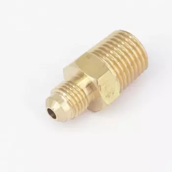 Латунный фитинг SAE 45 градусов 3/16"-1/4" NPT 1000PSI