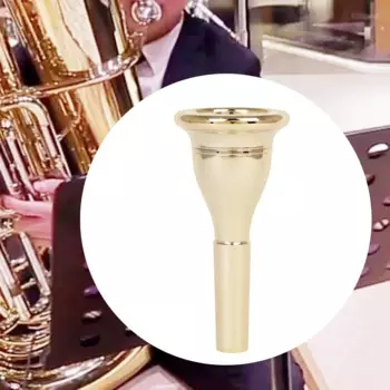 Латунный мундштук Tuba, Аксессуары для инструментов, музыкальные детали с качественным звуком для игроков