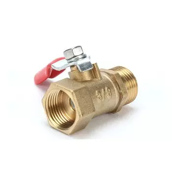 Латунный шаровой кран 1/8"-1/2", золотистый