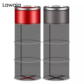 Lawaia приклеенная сумка для рыболовной сети, быстросохнущая полевая Рыболовная Ловушка с покрытием, складная, не подвесная