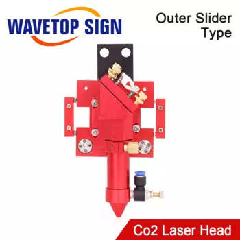Лазерная головка WaveTopSign CO2 для диам.20 мм FL 50,8/63,5 мм объектив d25мм зеркальный внешний слайдер с воздушным соплом