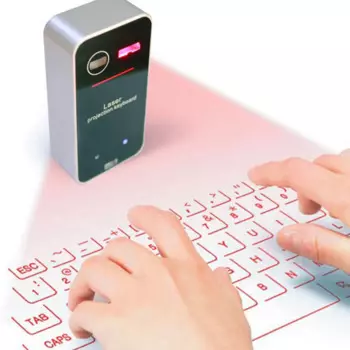 Лазерная проекционная клавиатура Bluetooth Виртуальная мышь El teclado Комбинация функций для смартфонов iOS PC планшет ноутбук английский