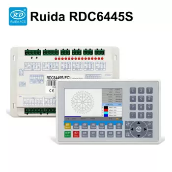 Лазерный контроллер QDHWOEL Ruida 6445S RDC6445S CO2, обновленный 6445 6445G RDC6445G системы для освещения CO2