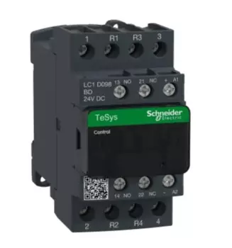 LC1-D098BDC LC1D098BDC LC1D098BD TeSys D контактор-4P(2 + 2 НЗ)-AC-1 - 20 A - 24 V DC катушки