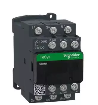 LC1D186BL TeSys Deca контактор-3P(3 NO) - AC-3 - = 440 V 18 A - 24 V DC катушка