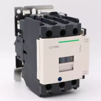 LC1D50N7 AC Электрический магнитный контактор 3P 3NO LC1-D50N7 50A 415V AC катушка
