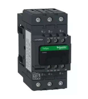 LC1D65AP7 LC1D65AP7C Контактор TeSys Deca — 3P (3 NO) — AC-3/AC-3e — = 440 В, 65 А — катушка 230 В переменного тока, 50/60 Гц
