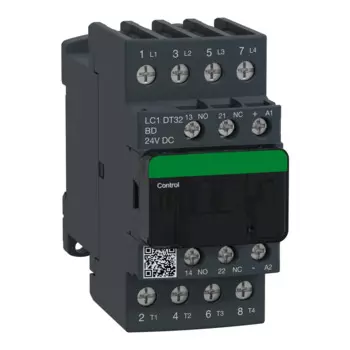 LC1DT32BD TeSys D контактор-4P(4 NO) -стандартная катушка стандарта 440 В 32 А-24 В постоянного тока