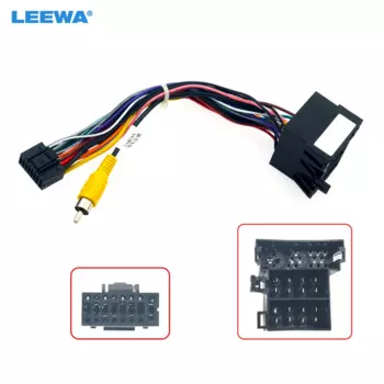 LEEWA 10 шт. автомобильный аудио жгут проводов для JAC Refine S2 2015 Aftermarket 16pin CD/DVD стерео Установка провода адаптер # CA7181