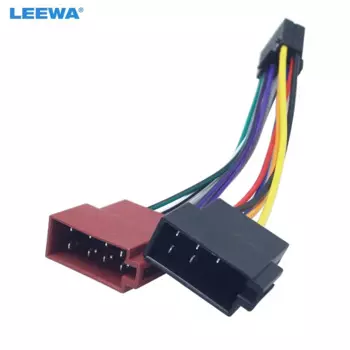 LEEWA 10X автомобильное стерео радио 16-контактный PI100 ISO жгут проводов адаптер для Pioneer 2003-on аудио 2-головочный динамик соединительный кабель