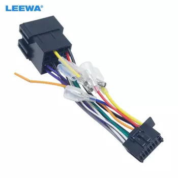 LEEWA 10X автомобильное стерео радио ISO 16-Pin PI100 Проводной адаптер для Pioneer 2003-on для Volkswagen проводной разъем в кабель