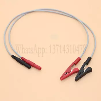 Кабель ЭКГ/EMG/ЭКГ Din 1,5 мм 25 см красный/черный