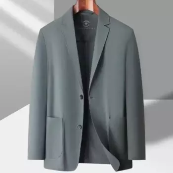 Летний костюм из ледяного шелка, мужской тонкий маленький костюм G6009