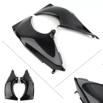 Левая и правая крышка воздуховода мотоцикла, обтекатель для Kawasaki Ninja ZX12R ZX 12R 2000 2001 Неокрашенный черный пластик, 2 шт.