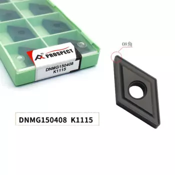 Лезвия из чугуна DNMG150404/DNMG150408 K1115, токарный станок с ЧПУ, высококачественные карбидные вставки, цилиндрический токарный инструмент, механическая обработка чугуна
