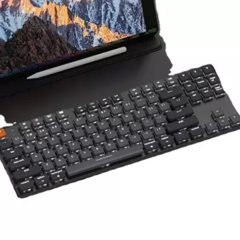 Лидер продаж, клавиатура Keychron K1 с цветной RGB-подсветкой, 87 клавиш, беспроводная или Проводная Механическая игровая клавиатура