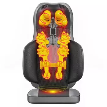 Лидер продаж, массажная подушка Shiastu 3D с регулируемой спиной, роскошная многофункциональная электрическая Массажная подушка