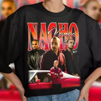 Лимитированная футболка NACHO VARGA, Винтажная Футболка Nacho Varga, графическая футболка в стиле ретро, для фанатов 90-х годов, яркий подарок