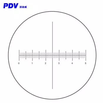 Линейка для оптического эксперимента PDV, линейка для микроскопа, окуляра, объектив, линейка, линейка для перекрестных линий, измерительная линейка