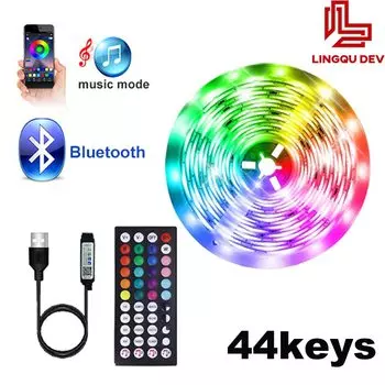 LINGQU DEV RGB Светодиодная лента Bluetooth 5050