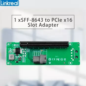 Linkreal PCIe x4 1-портовый адаптер для интерфейса PCIe x16