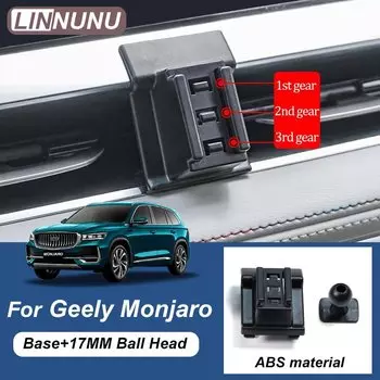 LINNUNU джили монжаро Geely Monjaro KX11 автомобильный держатель для телефона в машину,автоматическое зажимное крепление,горизонтальное и вертикальное размещение