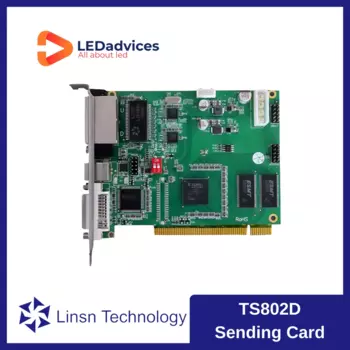 Linsn TS802D телефон, экран, контроллер, отправляющая карта, для улицы, для помещений, фиксированная и арендная фотопанель, поддерживает 1,3 миллионов пикселей