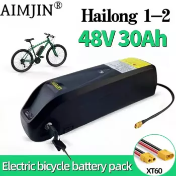 Литиевая батарея 48 в 30 Ач для Hailong 1 и 2 модели батареи 35A BMS 350 Вт 500 Вт 750 Вт 1000 Вт 18650 35E Power Cell