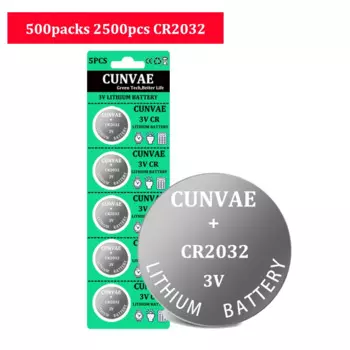 Литиевая батарея CR2032 CR2032 CR 2500 3V BR2032 DL2032 для часов, компьютера, пульта дистанционного управления, калькулятора, Кнопочная батарея, монетная батарея, 2032 шт.