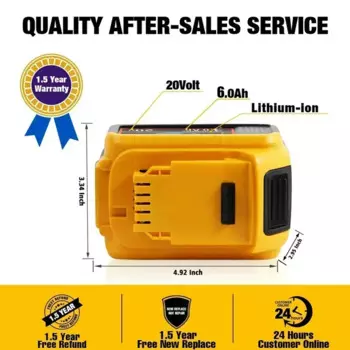 Литиевая батарея для электроинструмента DeWalt DCB200, перезаряжаемая батарея, 20 в, 18 в, 12,0 Ач, DCF887, CB205, DCB204, оригинал