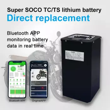 Литиевая батарея для Super SOCO TC TS 21700 18650, перезаряжаемые батареи большой емкости, быстрая зарядка