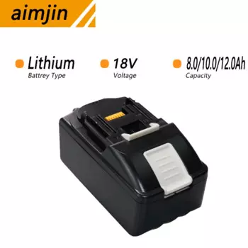Литий-ионная аккумуляторная батарея 18 в 8,0/10,0/Ач для Makita BL1815 BL1820 BL1840 BL1880 BL1860 BL1850 LXT400