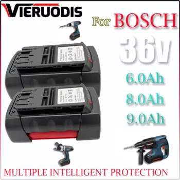 Литий-ионная аккумуляторная батарея для Bosch 36 В 2607336003 Ач, BAT810, BAT840, D-70771, BAT836, BAT818, сменная батарея для инструментов