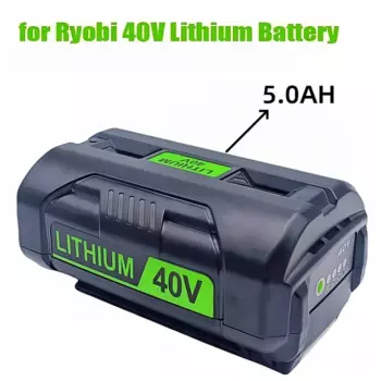 Литий-ионная аккумуляторная батарея Powertoolbattery, 40 в, 5,0 Ач, для Ryobi op4050, op40401, ry40200, op4050a, ry40400, ry4050