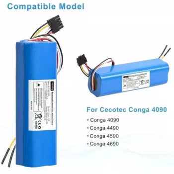Литий-ионный аккумулятор 14,4 В, 12800 мАч для CECOTEC CONGA 4090 5090 3090 1690 1890 2090, робот-пылесос, аккумуляторы 18650