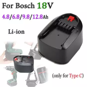 Литий-ионный аккумулятор 18 в 4,8/6,8/9,8/2607335039 а/ч для Bosch Tools PSB PSR PST 18 Li-2 2607335040 2607336208 (только для Type C)