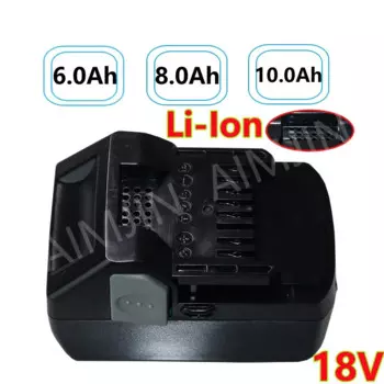 Литий-ионный аккумулятор 18 в 6,0/8,0/10.0Ah для Hitachi BCL1815 BCL1830 EBM1830 DS18DL