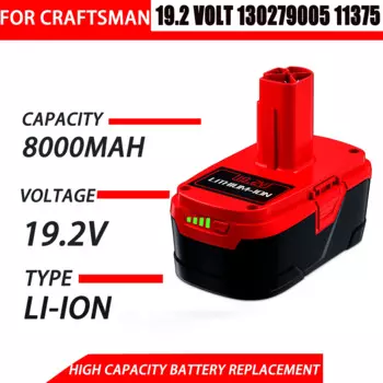 Литий-ионный аккумулятор 19,2 в для электроинструмента CRAFTSMAN C3 11374 11375 ah 130285003 10126 CRS1000 L30, сменная батарея