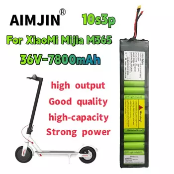 Литий-ионный аккумулятор 36 В 7800 мАч 18650 10S3P для XIAOMI M365 1S Mijia pro