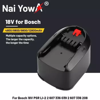 Литий-ионный аккумулятор для Bosch 18 в 100% Ач, PBA PSB PSR PST Bosch, инструменты для дома и сада (только для Type C) AL1830CV AL1810CV AL1815CV