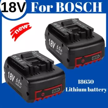 Литий-ионный аккумулятор для BOSCH, 18 в, 12000 мАч, 18 в, 6,0/8,0/Ач, профессиональный GBA GSR GSB BAT609, аккумуляторная батарея